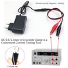 HCFeng DC 5521Plug to Big Clamp Test Cable, 12V DC