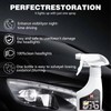 Automotive Headlight Restoration Kit,Oxidized and Yellowed Automotive Headlamps Blurring Enhanced