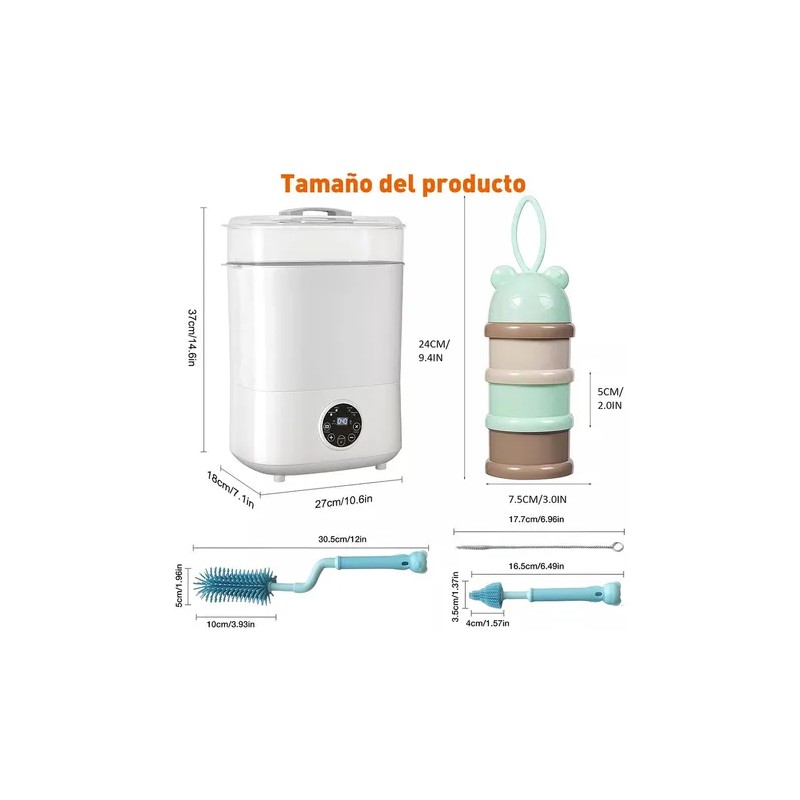 Esterilizador Biberones 4 En 1 600w Gran Capacidad