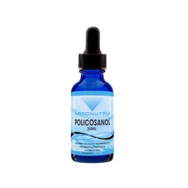 Absonutrix Policosanol 20mg, 4 Fl Oz Bottle, 200 Highly Potent Servings, High Bioavailability, Quick Absorption, Third-Party Tested, GMP-Certified, Non-GMO, Cruelty-Free Products, Made in USA