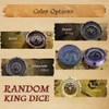 Random King Dice Spinner Dice Metal DND Dice Set 7-in-2