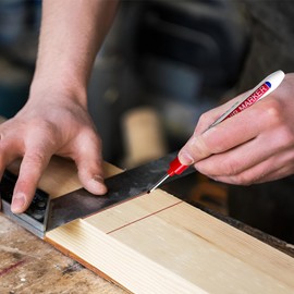 Long Nib Pens 8 Pack Deep Hole Pen, Multicolor Long Tip Marker 20mm Deep Hole Marker, Construction Marker with 0.7mm Tip Pen, Deep Reach Marker for Construction Worker Carpenter