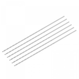 TA-VIGOR 6Pcs 2mm Extra Long Twist Drill Bits, 160mm Length High-Speed Steel HSS Straight Shank Spiral Drill Bits for Wood Metal Aluminum Plastic