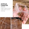 Cabilock 12Pcs Mini Acrylic Storage Box Square Storage Bins Beads