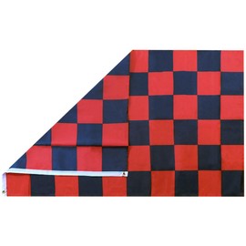 Generic Alternative Novelties Red & Black Checkered Advertising Racing 3'x5' 3 Foot x 5 Foot Rough Tex 100D Printed Polyester Flag Banner