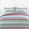 PENDLETON Aurora Stripe Twin/TwinXL Comforter Set, Luxury Cotton Breathable Plush