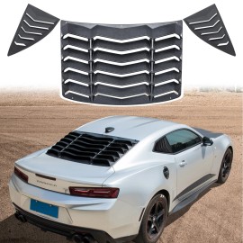 Yoursme Rear & Side Window Louvers Windshield Sunshade Cover for Chevy Camaro 2010-2015