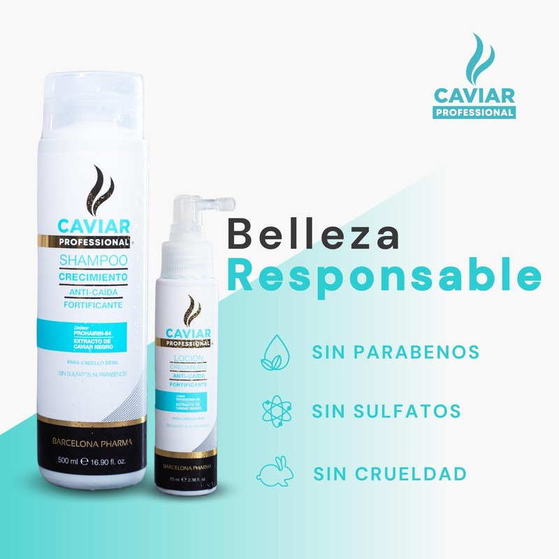 Caviar Professional | Dúo Shampoo libre de sulfatos y parabenos