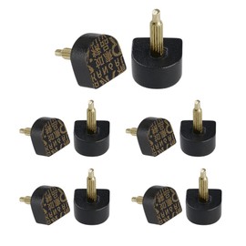 uxcell Woman Shoes Repair High Heel Tips Lift Stiletto 12mmx12mm 10pcs Black