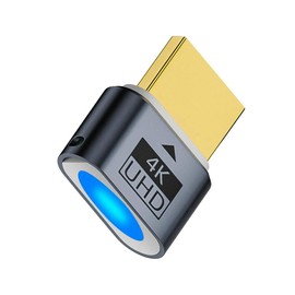 FASTELECTRIC HDMI Interface Analog Plug 4K Display Emulator Host Display Disk Runs Better HDTV Interface Deceiver Adapter Compatible with Windows Mac OSX Linux Support 4kx2k 2160P 1080p (1)