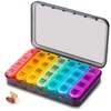 Pill Box 4 Times a Day, 7 Days Pill Organiser