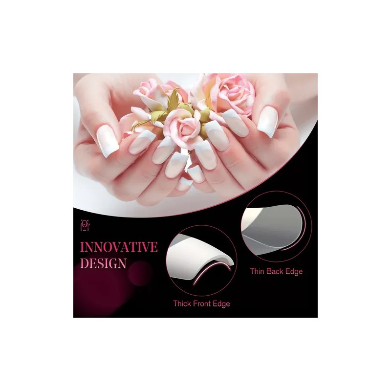 Tips Para Uñas Press On Uñas Postizas Decoradas De 120pc