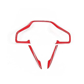 Onami CRV47-R Honda CR-V Steering Panel, Interior Panel, Steering Garnish, Interior Parts, Custom, Honda New Model CRV, ABS, 3P (Red)