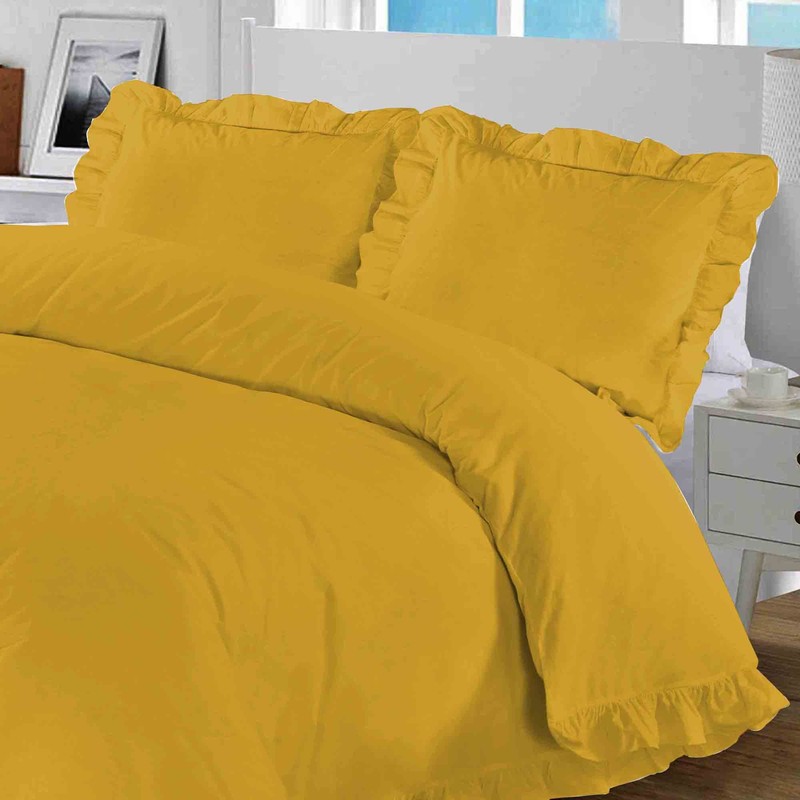 EXQUIZIT HOME Duvet Cover & Pillow Case Plain Easy Care