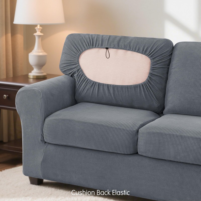SUBRTEX 7 Pieces Stretch Sofa Slipcover Sets Couch Cover Sets