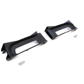 Red Hound Auto Tow Hook Bezel Set Front Left Right Driver Passenger Side Compatible with Dodge Ram 1500 2013 2014 2015 2016 2017 2018 (for Steel Bumper face Only)