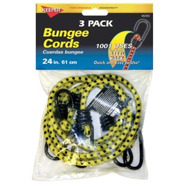 Keeper 06303 24 inch Bungee Cord, 3 Pack
