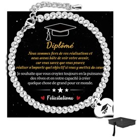 SUNSH Abschluss Geschenk 2024,Abschluss-Armband,Frauen-Abschluss-Armband,Geschenk Für Tochter/Schwester/Dame/Mädchen,Abschluss/Weihnachten/Erwachsener/Geburtstag/Aufmunterung