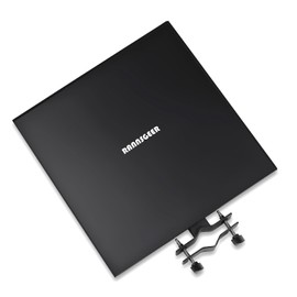 Rannsgeer Heavy Duty Metal Square Tray for Tripod Speaker Stand and TV Stand (15.8x15.8)