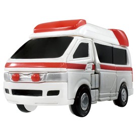 Takara Tomy JB03 Tomica Jobbraver Medibraver Toyota Hymedic Ambulance Mini Car Toy 3 Years and Up, Passed Toy Safety Standards ST Mark Certified TOMICA TAKARA TOMY