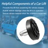 FUZIDDN 4-Pack 35mm Shaft Screw Up Car Lift Feet Pads