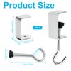 8 Pcs Bag Holder Table Clamp, Table Bag Hanger Hooks