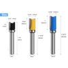 Pack of 3 Flush Cutters 8 mm, Copier Cutter Router