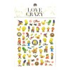 Love Crazy Sticker Pegatina Para Uñas Nail Art Los Simspson