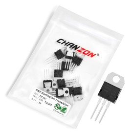 Chanzon TIP127 TO-220 Power PNP Darlington Transistor 5A Pack of 10