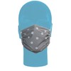 Italbaby Washable Protective Masks with Polka Dots - Grey (Pack