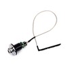 Kisangel Electric Guitar Input Jack with Strap Button Output Socket
