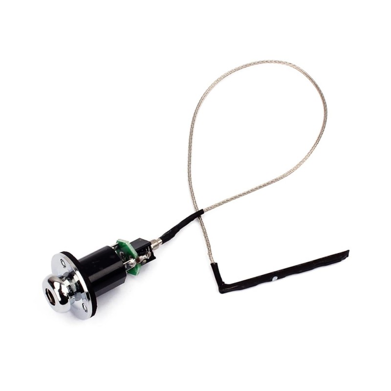 Kisangel Electric Guitar Input Jack with Strap Button Output Socket