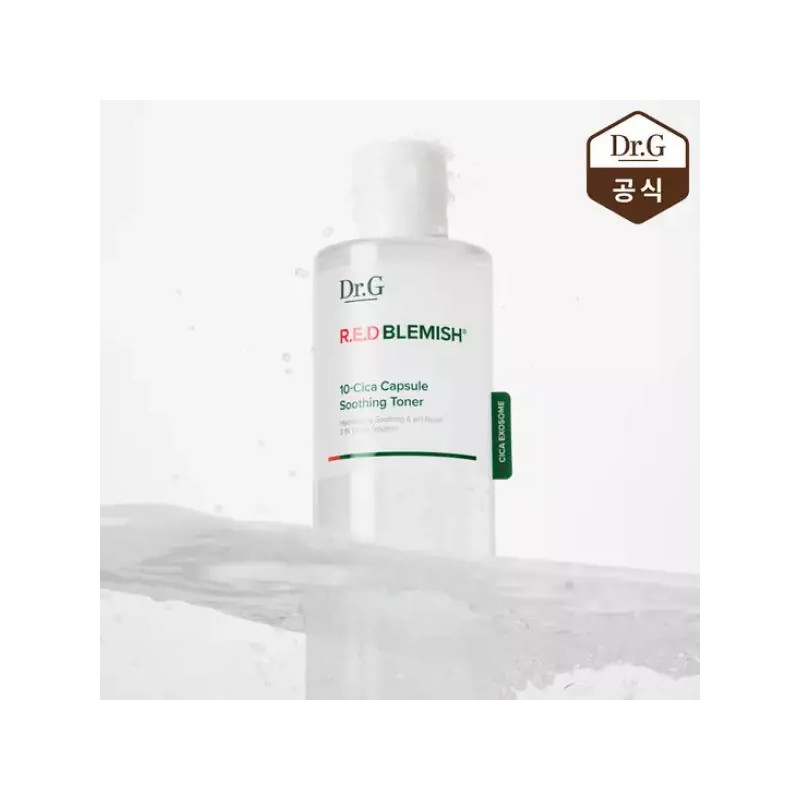 Dr.G 닥터지 레드 블레미쉬 10-시카 캡슐 수딩 토너 300ml Dr.G