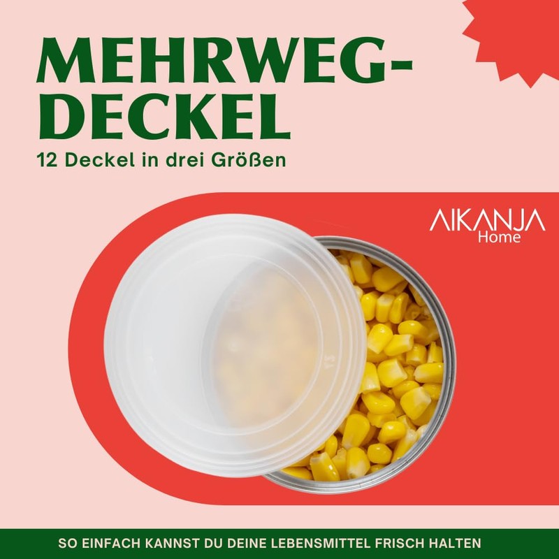 Can and Canning Lids - Pack of 12, Lids in