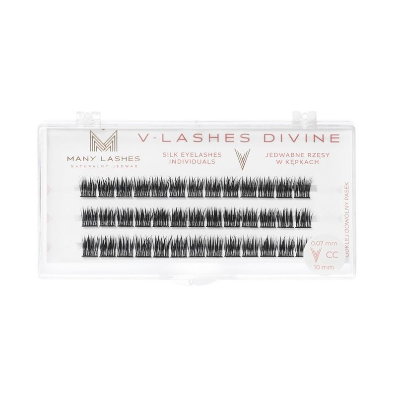 MANY BEAUTY False Eyelash Clusters "Divine" Pack of 39 -