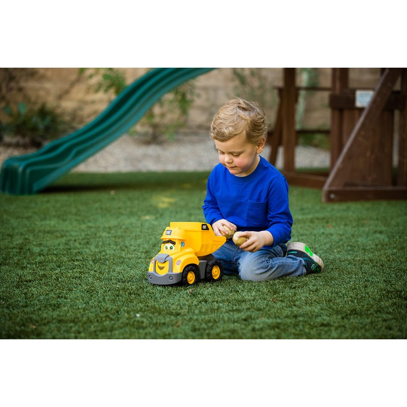 CAT Construction Toys, Buddies Preschool Dump Truck, Junior Crew, Interactive,