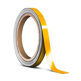 VViViD Vinyl Tape Pinstripe Gold Reflective Gloss Adhesive Automotive Film (1/4" x 20ft)