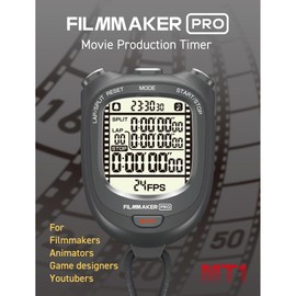FILMMAKER PRO Stopwatch Video Broadcast Movie Video Editing Animation Game Designer Youtuber Professional Video MT-1