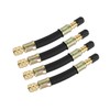 Motoforti Universal Car Flexible Dual Valve Stem Extender Pipe, Metal,