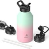 Arslo 64 Oz Mens Water Jug Stainless Steel Insulated Sport