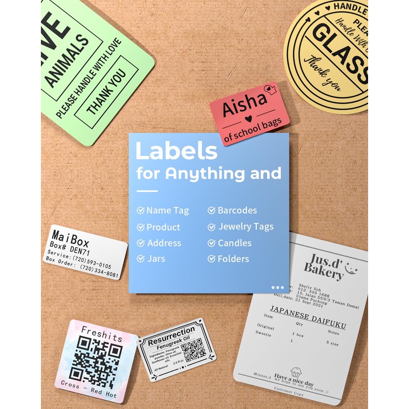 Phomemo M220 Label Maker, Thermal Label Printer, Portable Label Maker