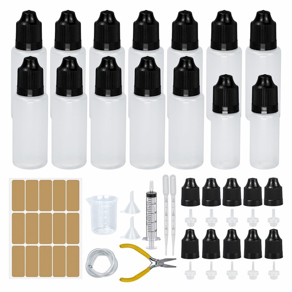 Liquid Bottles 20 ml, Dropper Bottle 2 x 10 ml