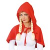 Faschingskostuem Damen Rotkäppchen-Cape unisize