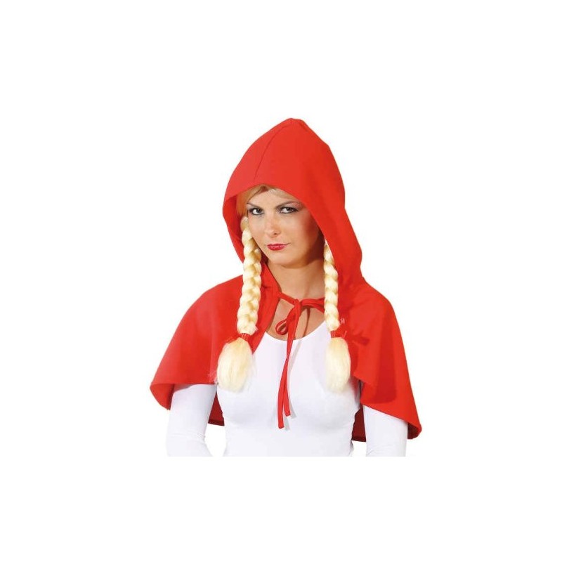 Faschingskostuem Damen Rotkäppchen-Cape unisize