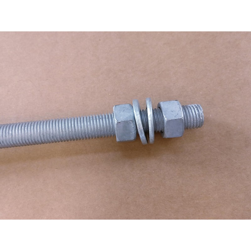 J-Bolt Gate Hinge, Hot-dip Galvanized J Bolt with 5/8" Gate