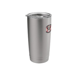 Always Tired Never Broke Skull Cap Hustler Vibe Birthday Stainless Steel Insulated Tumbler