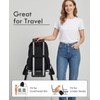 Foldable Backpack for Women, Lightweight Travel Backpack Purse Black