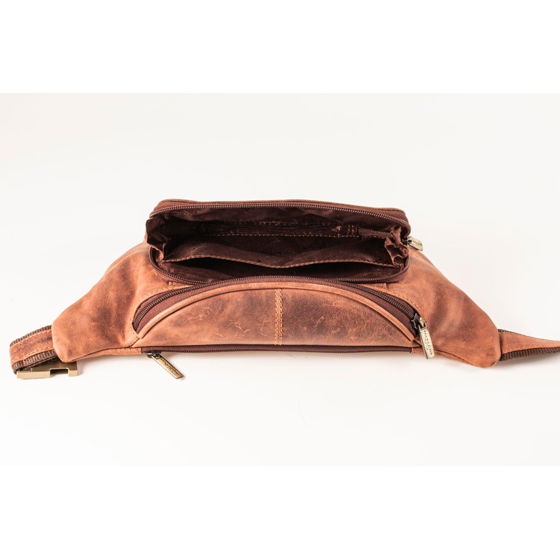 Matador Genuine Leather Shoulder Bag Travel Bag Bum Bag, antique