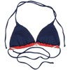 ToBeInStyle parte superior de bikini bohemio triangular sin costuras para