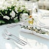 HaWare Hammered Silverware Set, 20-Piece Stainless Steel Flatware Set Serving